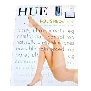 👠 5 for $25 NWT HUE POLISHED SHEER STYLE 10775 SIZE 2 BLACK